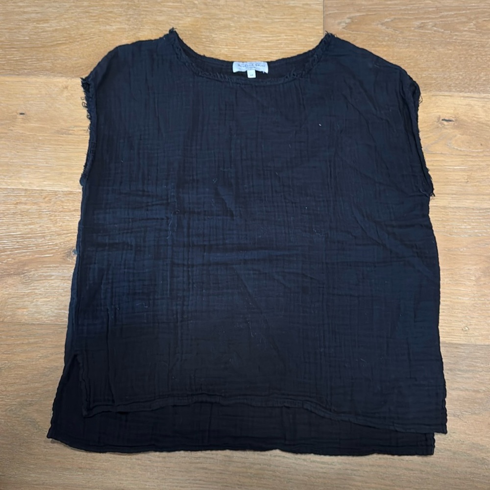 Michael Stars Black Gauze Tank - XS